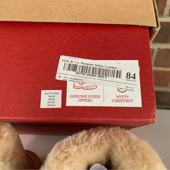 Style & Co. Womens Witty Leather Mid-Calf Cold Chestnut Winter Boots US 6 M NEW - Picture 7 of 8